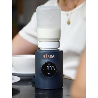 Aquecedor de biberão ultrarrápido Milk Nomad BEABA azul-noite Aquecedor de biberão ultrarrápido Milk Nomad BEABA azul-noite