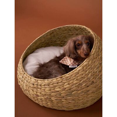 VERTBAUDET Cesto oval Family, para animal de companhia bege VERTBAUDET Cesto oval Family, para animal de companhia bege
