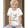 VERTBAUDET T-shirt grossa, com onda, para menino cru