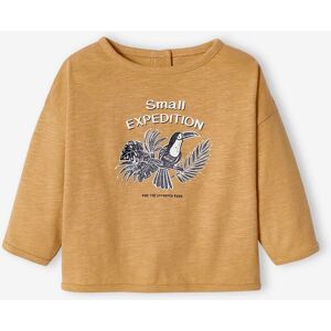 VERTBAUDET Camisola selva, de mangas compridas, para bebé bronze VERTBAUDET Camisola selva, de mangas compridas, para bebé bronze