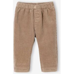 VERTBAUDET Calças em bombazina para recém-nascido. bege VERTBAUDET Calças em bombazina para recém-nascido. bege