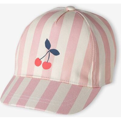 VERTBAUDET Boné para bebé menina riscas rosa VERTBAUDET Boné para bebé menina riscas rosa