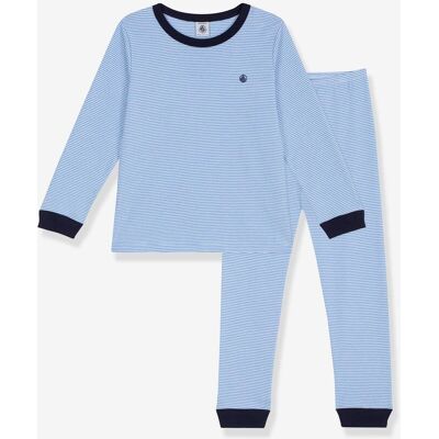 Conjunto de pijama às riscas Petit Bateau azul Conjunto de pijama às riscas Petit Bateau azul