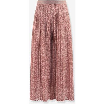 Calças plissadas Happy Girls para menina rosa-nude Calças plissadas Happy Girls para menina rosa-nude