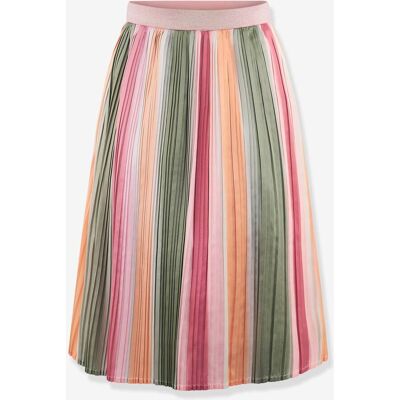 Saia plissada comprida com riscas para menina Happy Girls multicolor Saia plissada comprida com riscas para menina Happy Girls multicolor