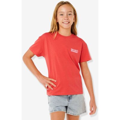 RIP CURL T-shirt de mangas curtas para menina vermelho RIP CURL T-shirt de mangas curtas para menina vermelho