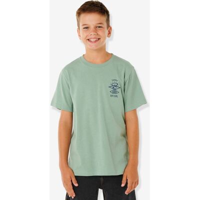RIP CURL T-shirt de mangas curtas para menino verde RIP CURL T-shirt de mangas curtas para menino verde