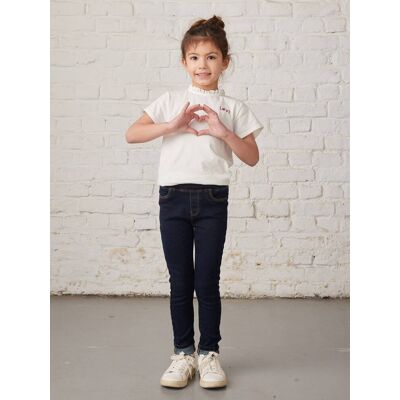 VERTBAUDET Jeans estilo treggings Basics, para menina stone VERTBAUDET Jeans estilo treggings Basics, para menina stone