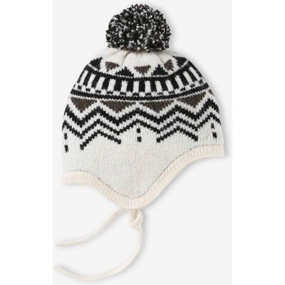 VERTBAUDET Gorro em malha jacquard para menino bege VERTBAUDET Gorro em malha jacquard para menino bege