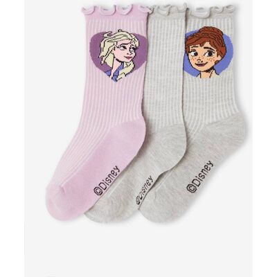 Lote de 3 pares de meias Frozen da Disney®, para criança Lote de 3 pares de meias Frozen da Disney®, para criança