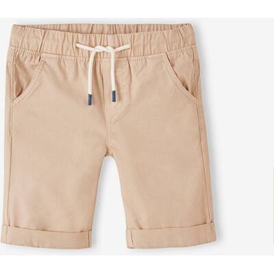 Vertbaudet Bermudas para crianças na cor bege dourado - Bermuda shorts Vertbaudet Bermudas para crianças na cor bege dourado - Bermuda shorts