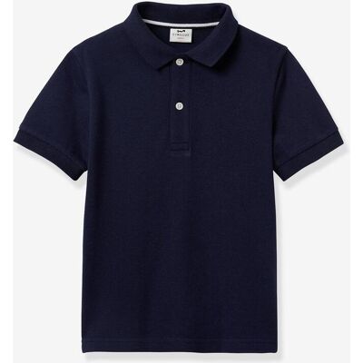 Polo da CYRILLUS, em algodão bio, para menino marinho Polo da CYRILLUS, em algodão bio, para menino marinho