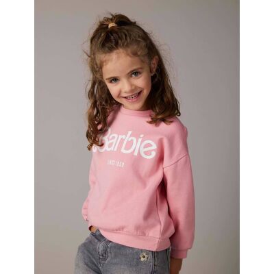 Sweat Barbie®, em moletão rosa-bombom Sweat Barbie®, em moletão rosa-bombom