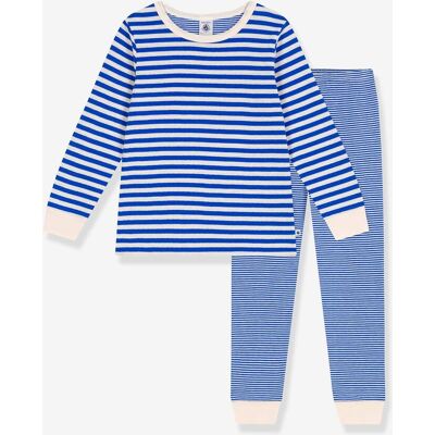 Pijama para criança, em tubique, da PETIT BATEAU azul Pijama para criança, em tubique, da PETIT BATEAU azul