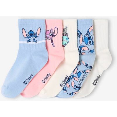 Lote de 5 pares de meias Disney®, Lilo & Stitch azul-céu Lote de 5 pares de meias Disney®, Lilo & Stitch azul-céu