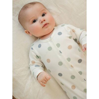 Pijama com bolinhas, ENVIE DE FRAISE cru Pijama com bolinhas, ENVIE DE FRAISE cru
