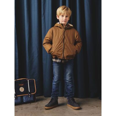 VERTBAUDET Jeans Skinny com cós ajustável, para menino stone VERTBAUDET Jeans Skinny com cós ajustável, para menino stone