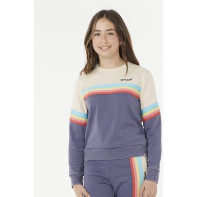 Sweat Surf Revival Crew Rip Curl, para menina marinho Sweat Surf Revival Crew Rip Curl, para menina marinho