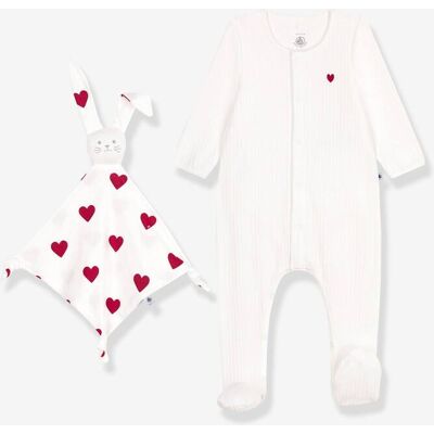 Conjunto presente em veludo PETIT BATEAU, para recém-nascido Conjunto presente em veludo PETIT BATEAU, para recém-nascido