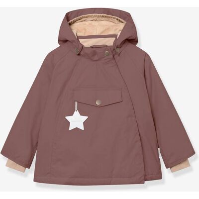 Casaco de inverno com forro polar MATWANG MINI A TURE para criança ameixa Casaco de inverno com forro polar MATWANG MINI A TURE para criança ameixa
