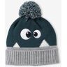 VERTBAUDET Gorro monstro, para menino verde-abeto