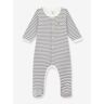 Body-pijama, da Petit Bateau branco estampado