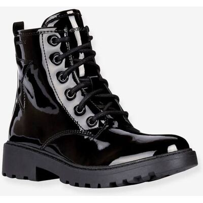 Botas para criança, J Casey Girl Q da GEOX® preto escuro liso Botas para criança, J Casey Girl Q da GEOX® preto escuro liso