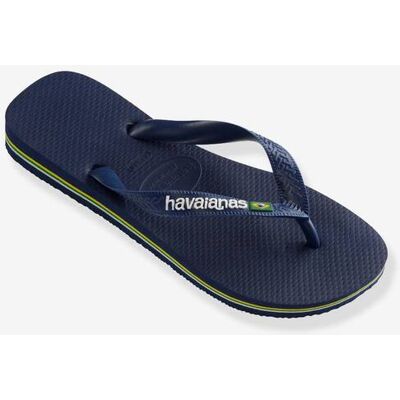 HAVAIANAS Brasil logo, para criança azul-tinta HAVAIANAS Brasil logo, para criança azul-tinta