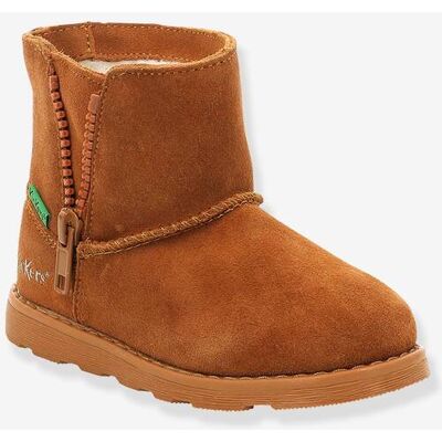 Botas em pele, para criança, Aldiza da KICKERS® castanho Botas em pele, para criança, Aldiza da KICKERS® castanho