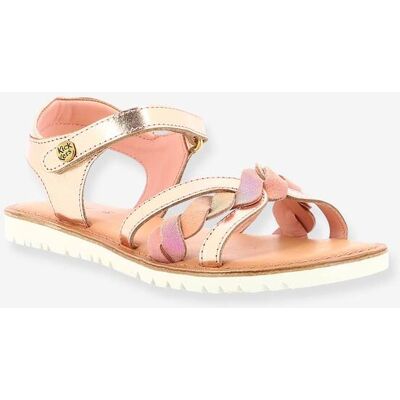 Sandálias em pele, Betty 694792-30-13 da KICKERS®, para criança rosa Sandálias em pele, Betty 694792-30-13 da KICKERS®, para criança rosa