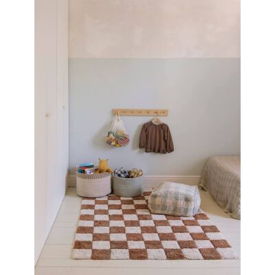 Tapete retangular Tiles LORENA CANALS castanho Tapete retangular Tiles LORENA CANALS castanho
