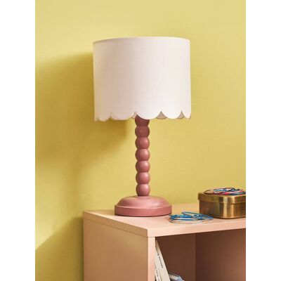 VERTBAUDET Candeeiro de mesa com detalhes em festão, para criança rosa escuro VERTBAUDET Candeeiro de mesa com detalhes em festão, para criança rosa escuro