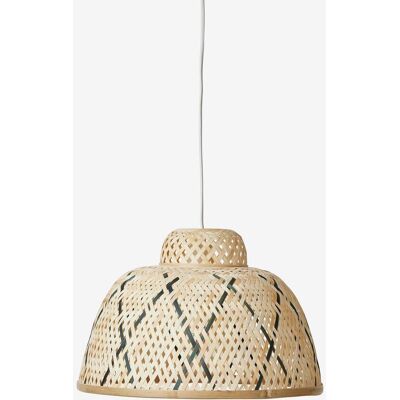 Vertbaudet Abajur de bambu bege para luminária pendente Vertbaudet Abajur de bambu bege para luminária pendente