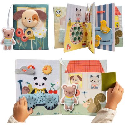 TAF TOYS Livro de atividades em casa multicolor TAF TOYS Livro de atividades em casa multicolor