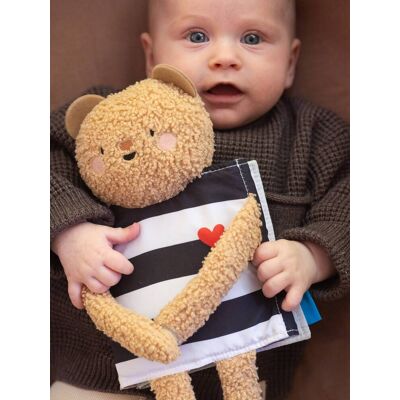 Livro ursinho carinhoso dupla face TAF TOYS multicolor Livro ursinho carinhoso dupla face TAF TOYS multicolor