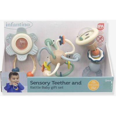 Conjunto presente de chocalhos INFANTINO para bebé multicolor Conjunto presente de chocalhos INFANTINO para bebé multicolor