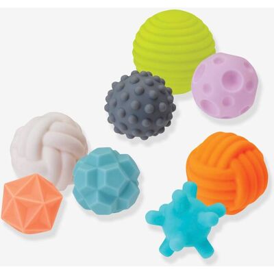 Bolas sensoriais multicoloridas INFANTINO - Kit de 8 Bolas sensoriais multicoloridas INFANTINO - Kit de 8