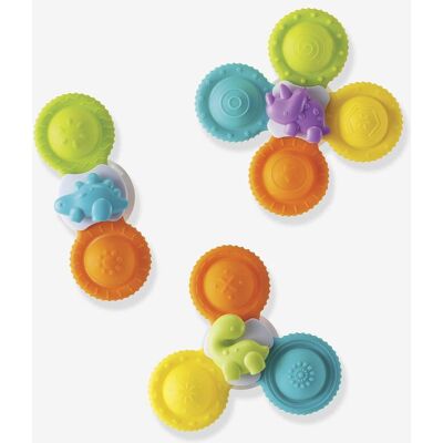 Infantino Modelo - Conjunto de spinners em silicone para bebês Infantino Modelo - Conjunto de spinners em silicone para bebês