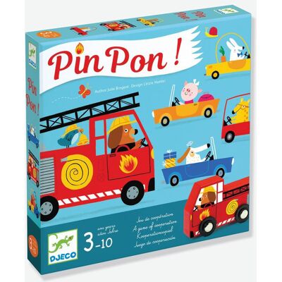Jogo PinPon, da DJECO azul Jogo PinPon, da DJECO azul