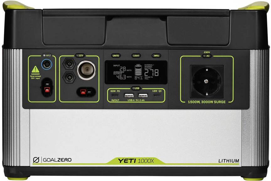 GOALZERO Central Lithium Port�til e Ultra-Compacta Yeti 1000X