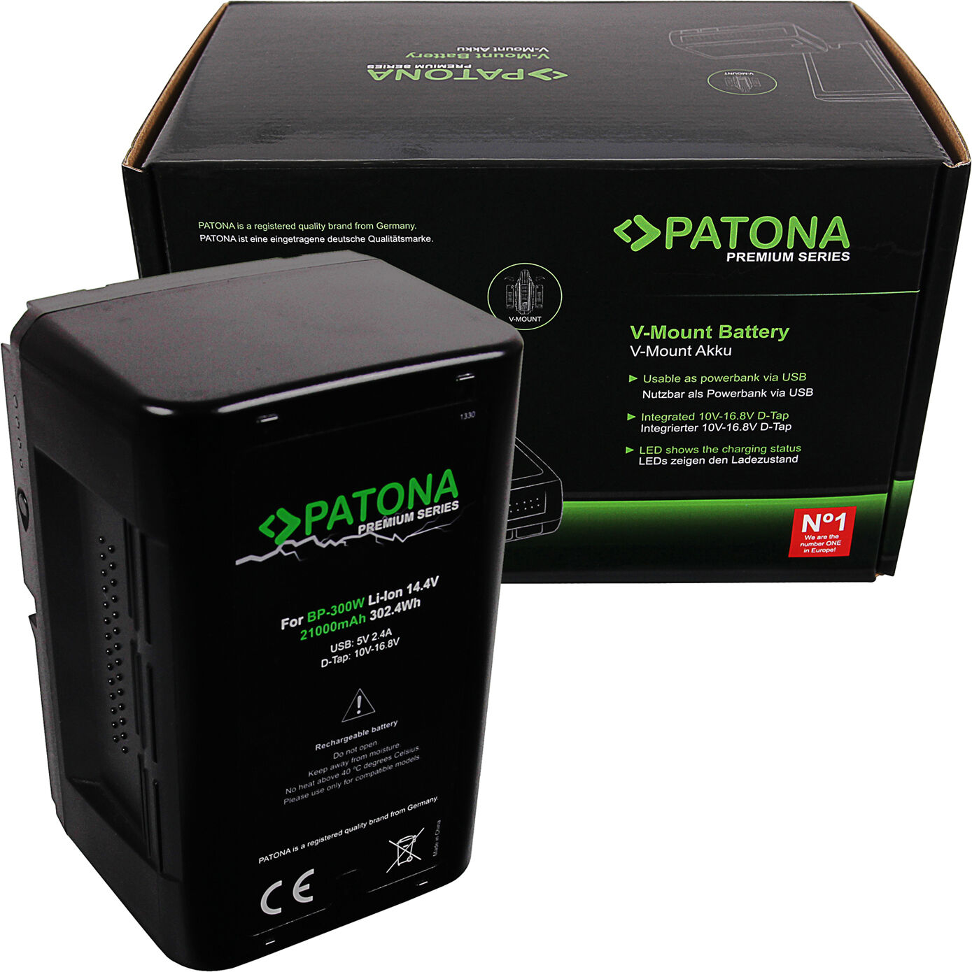 PATONA Bateria V-Mount 302Wh (21000mAh)