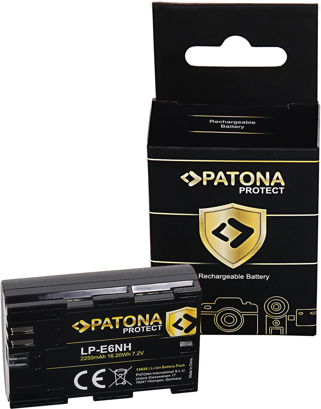 PATONA Protect Bateria Canon LP-E6NH (2250mAh)