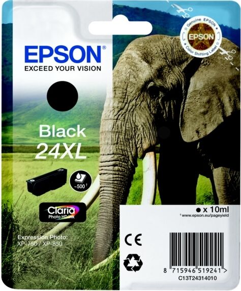 Epson Tinteiro T2431 Preto 24XL XP-750/XP-850/XP-950/XP-960