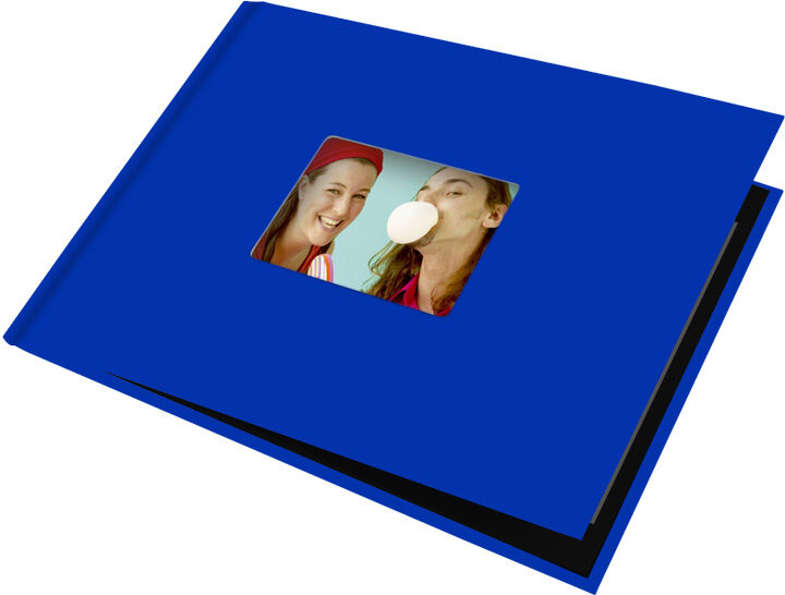 UNIBOOK Album 15x20cm + janela 12 P�ginas Autocolantes Azul