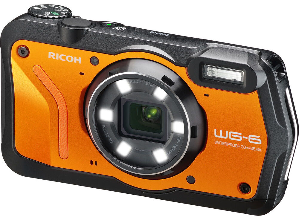 Ricoh Aparelho Foto Estanque WG-6 Laranja