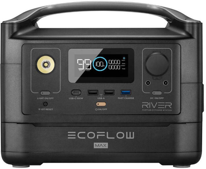 ECOFLOW Esta��o de Carga River Max 576Wh 600/1800W