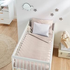 Capa de edredon em algodão, cama de bebé, Scenario Bege-Pedra 80 x 120 cm (Berço)
