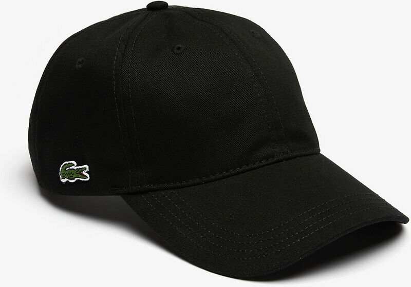 Lacoste Boné em algodão, Small Croco   Preto