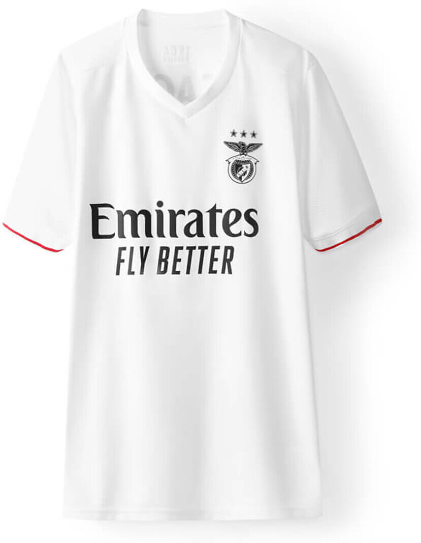 Sl Benfica Réplica Camisola Alternativa Benfica 2021 2022   Branco