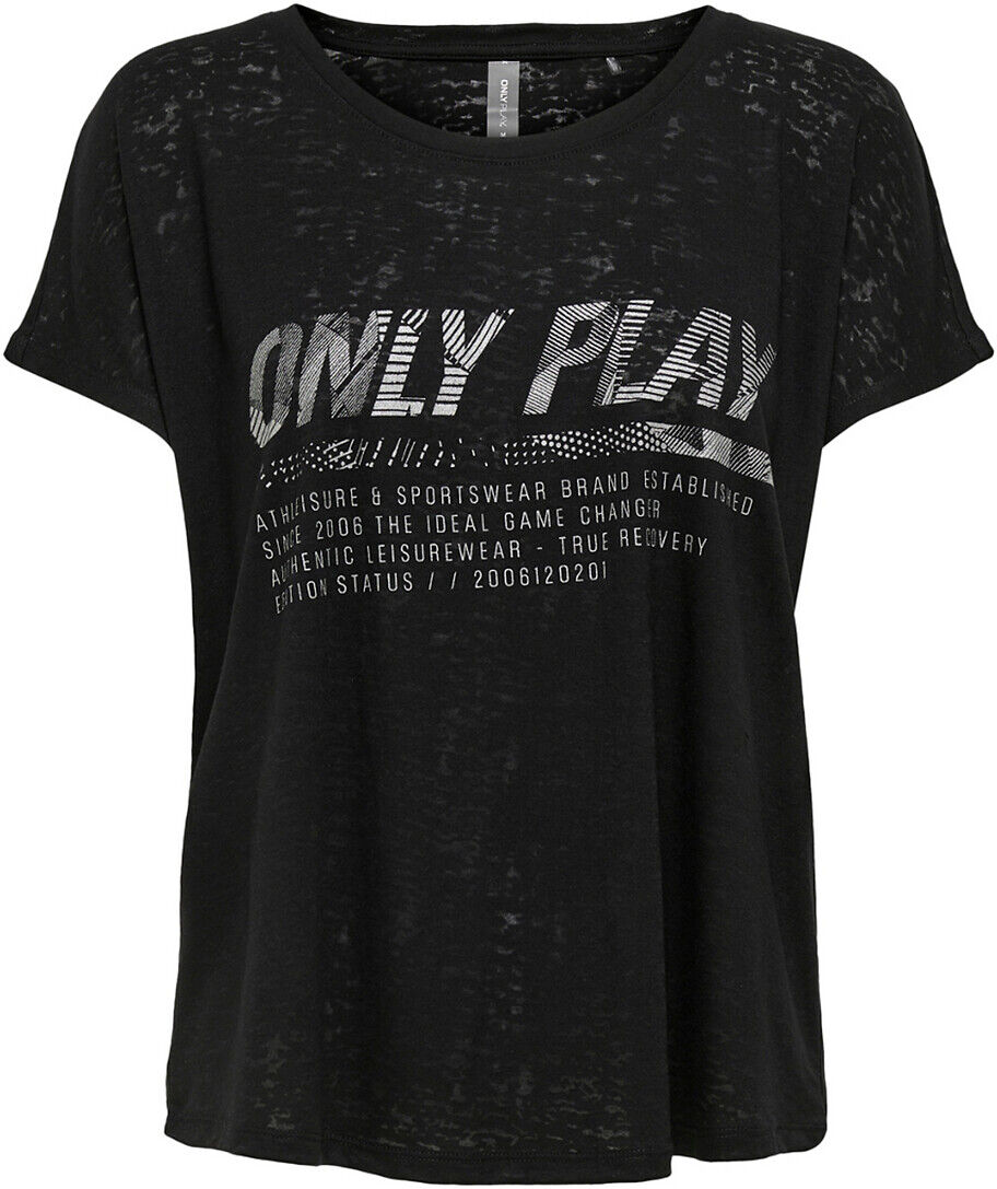 Only Play T-shirt de mangas curtas   Preto